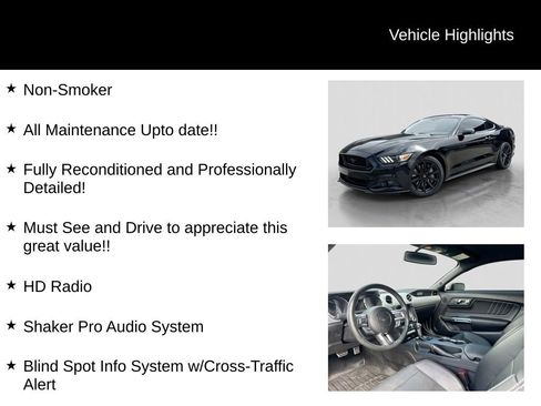 Used 2016 Ford Mustang GT Premium w/ Equipment Group 401A image 16