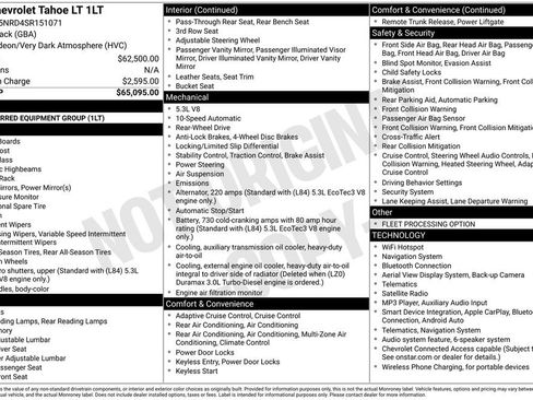 Used 2025 Chevrolet Tahoe LT RWD image 8