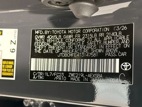 New 2026 Toyota Corolla SE w/ SE Premium Package FWD image 24