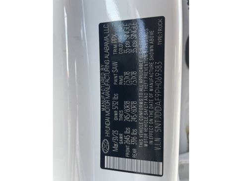 Used 2023 Hyundai Santa Cruz SEL Premium w/ Cargo Package image 48