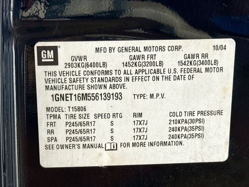 Used 2005 Chevrolet TrailBlazer LT AWD/4WD image 32