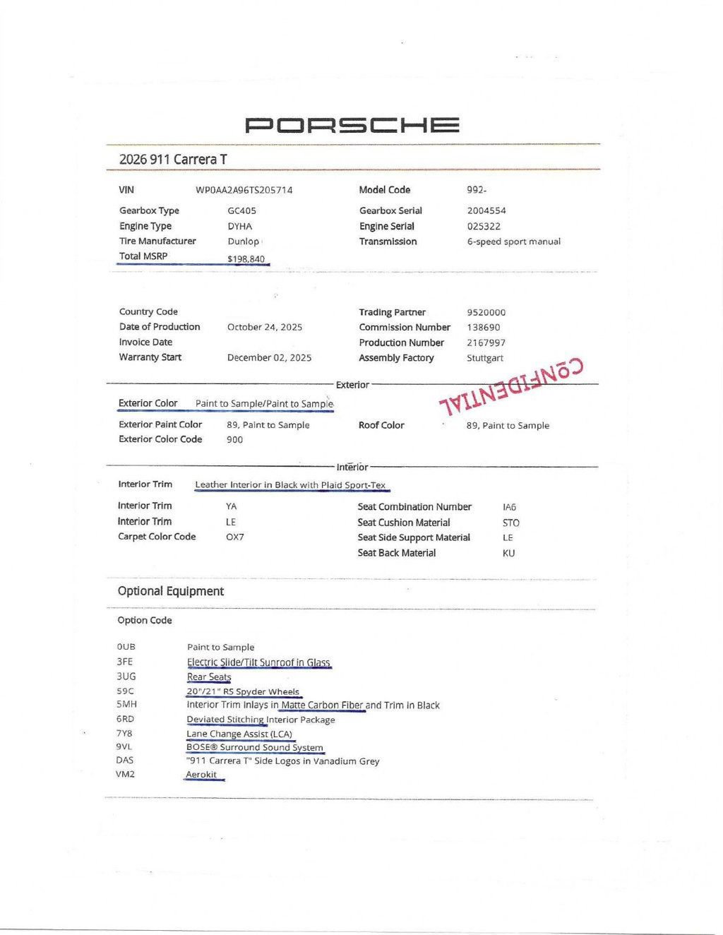 Used 2026 Porsche 911 Carrera T RWD image 25