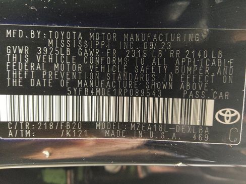 Used 2024 Toyota Corolla LE FWD image 33