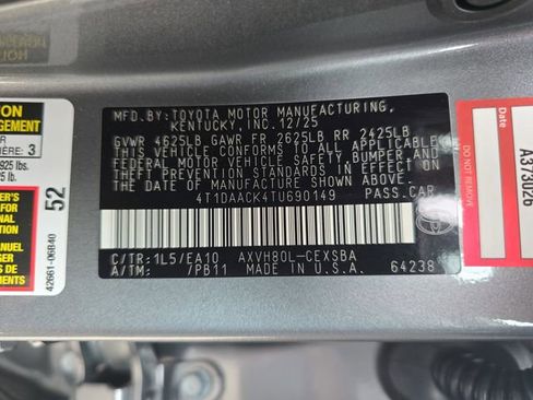 New 2026 Toyota Camry SE image 35