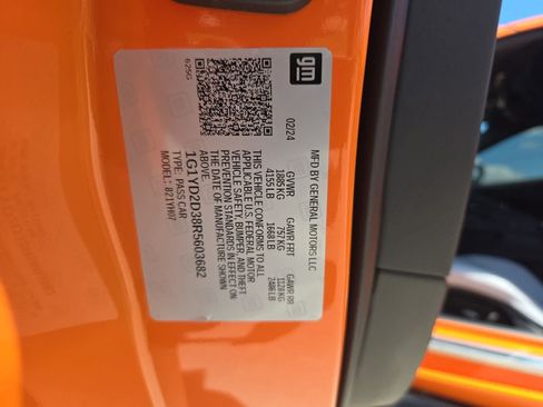 Used 2024 Chevrolet Corvette Z06 w/ Battery Protection Package RWD image 30
