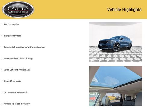 Used 2025 Kia Sorento S w/ Panoramic Sunroof Package FWD image 4