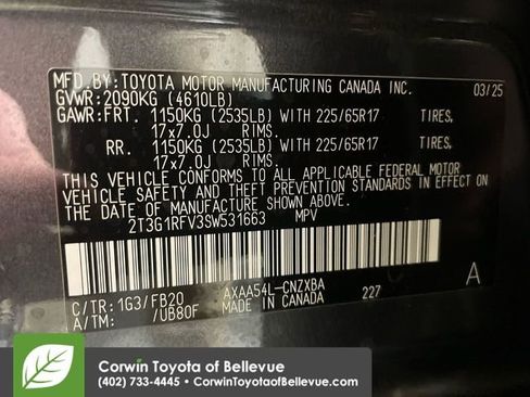 New 2025 Toyota RAV4 LE image 25