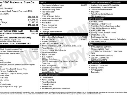 Used 2024 RAM 3500 Tradesman w/ Chrome Appearance Group AWD/4WD image 32