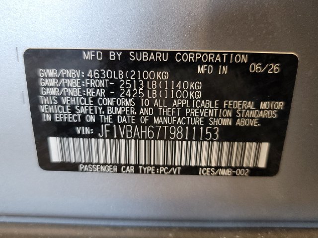 New 2026 Subaru WRX Premium AWD/4WD image 35