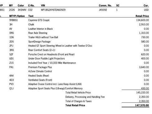 New 2026 Porsche Cayenne GTS image 7