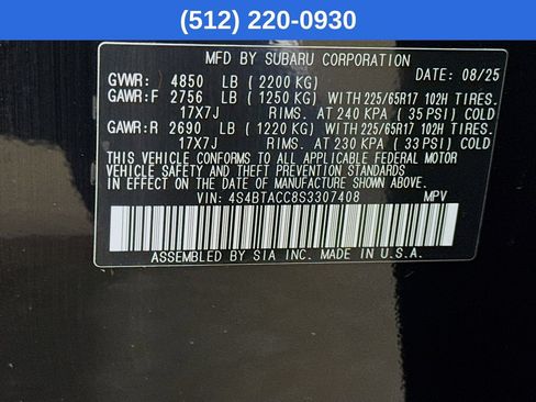 Used 2025 Subaru Outback Premium AWD/4WD image 41