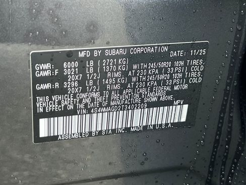 New 2026 Subaru Ascent Limited image 31