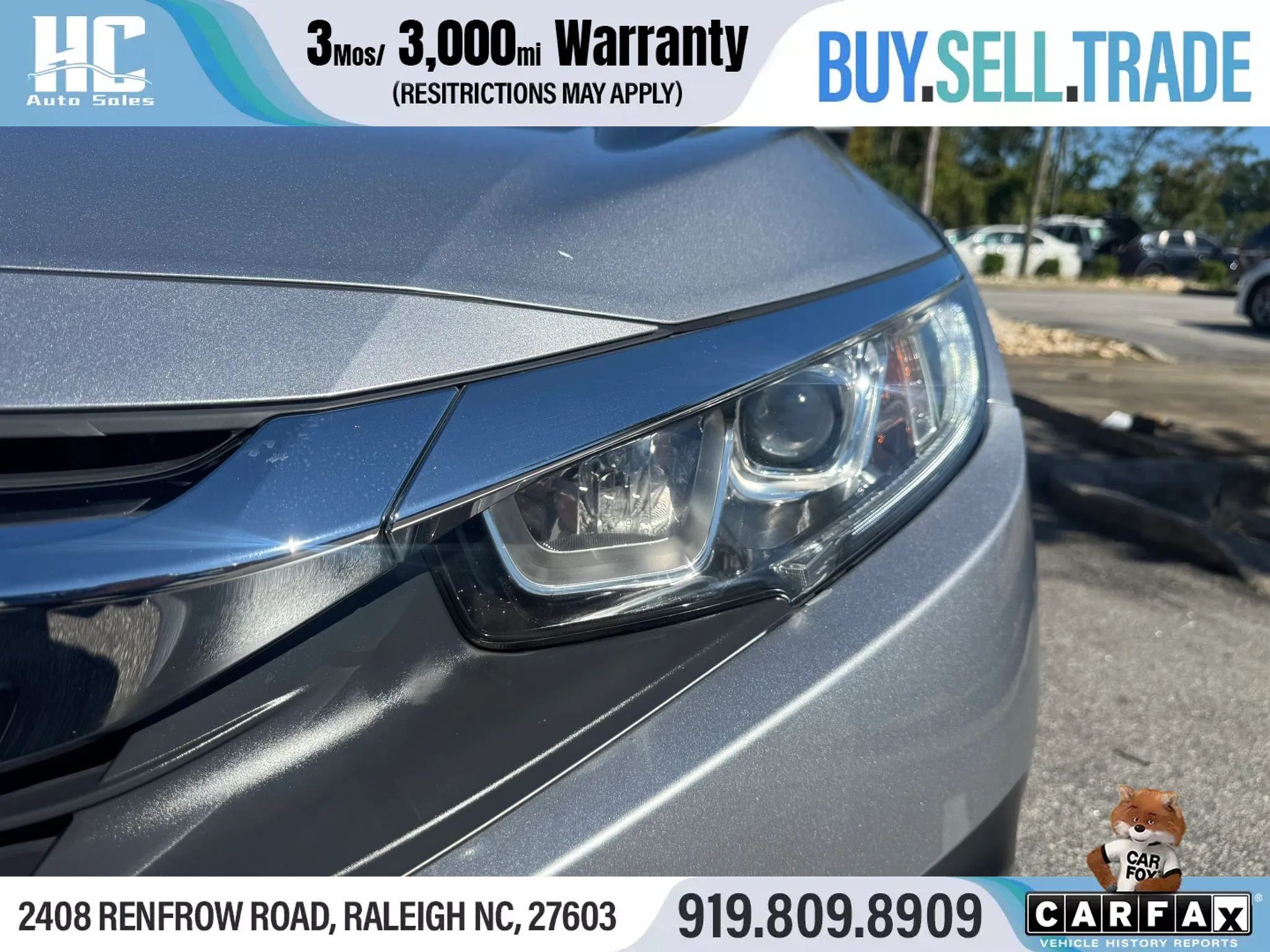Used 2016 Honda Civic EX image 9