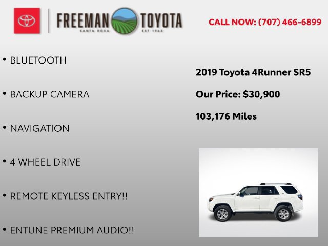 Used 2019 Toyota 4Runner SR5 AWD/4WD image 5