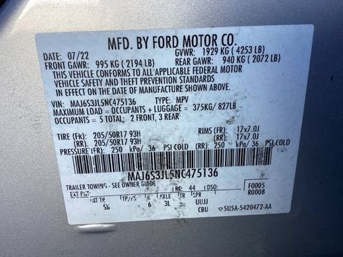 Used 2022 Ford EcoSport SES w/ Interior Protection Package AWD/4WD image 34