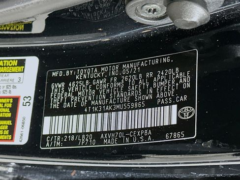 Used 2021 Toyota Camry XSE w/ Cold Weather Package image 12