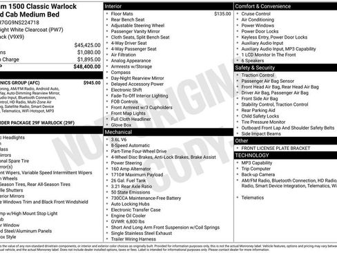 Used 2022 RAM 1500 Classic Warlock w/ Electronics Group image 15