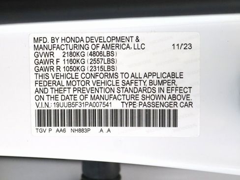 Used 2023 Acura TLX Base image 26