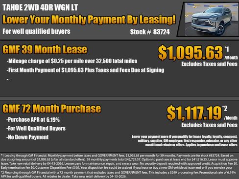 New 2026 Chevrolet Tahoe LT w/ Comfort Package image 2