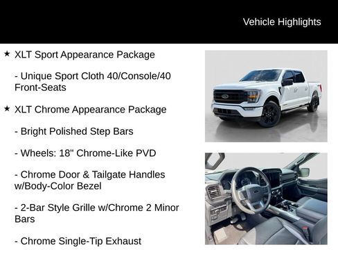 Certified 2023 Ford F150 XLT w/ Equipment Group 302A High AWD/4WD image 22