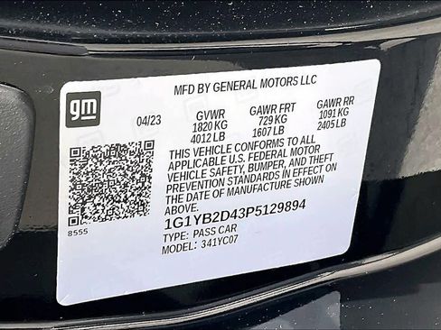 Certified 2023 Chevrolet Corvette Stingray Preferred Cpe w/ 2LT RWD image 31