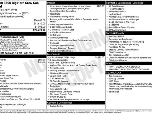 Used 2024 RAM 3500 Big Horn image 18
