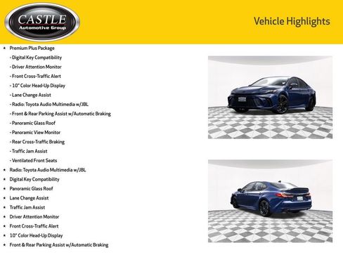 Used 2025 Toyota Camry XSE w/ Premium Plus Package AWD/4WD image 4