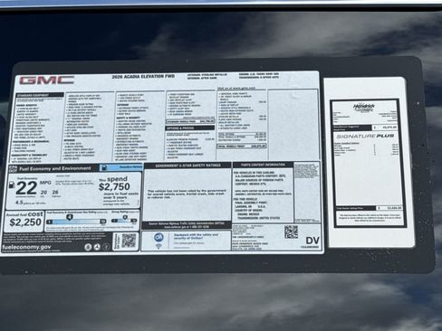 New 2026 GMC Acadia Elevation w/ Elevation Premium Package image 38