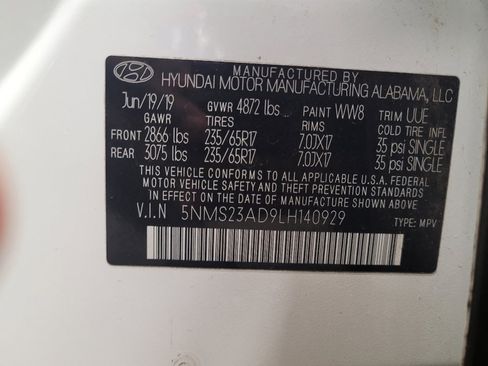 Used 2020 Hyundai Santa Fe SE w/ Cargo Package image 33