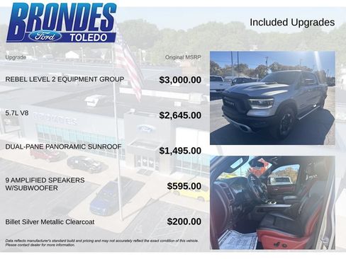 Used 2019 RAM 1500 Rebel w/ Rebel Level 2 Equipment Group AWD/4WD image 6