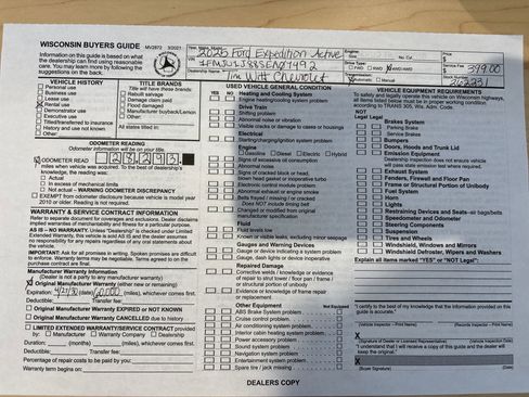 Used 2025 Ford Expedition Active image 1