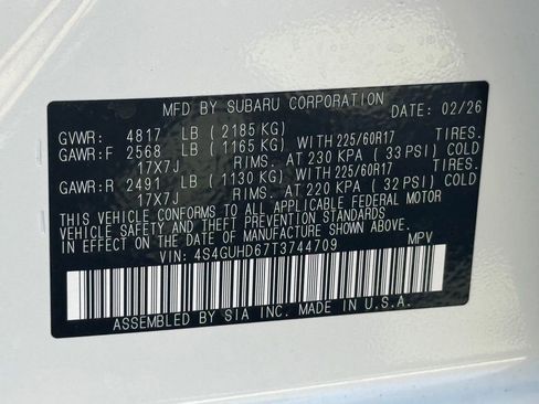 Used 2026 Subaru Crosstrek 2.0i Premium image 33