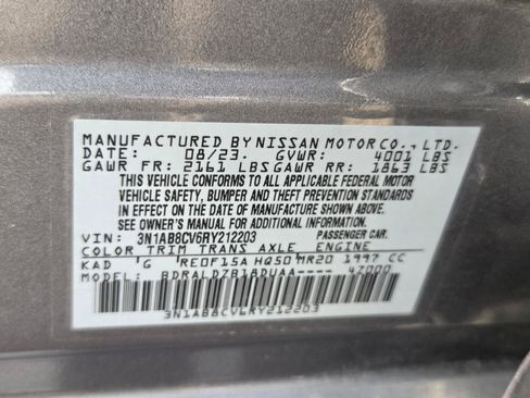 Used 2024 Nissan Sentra SV w/ All-Weather Package FWD image 28
