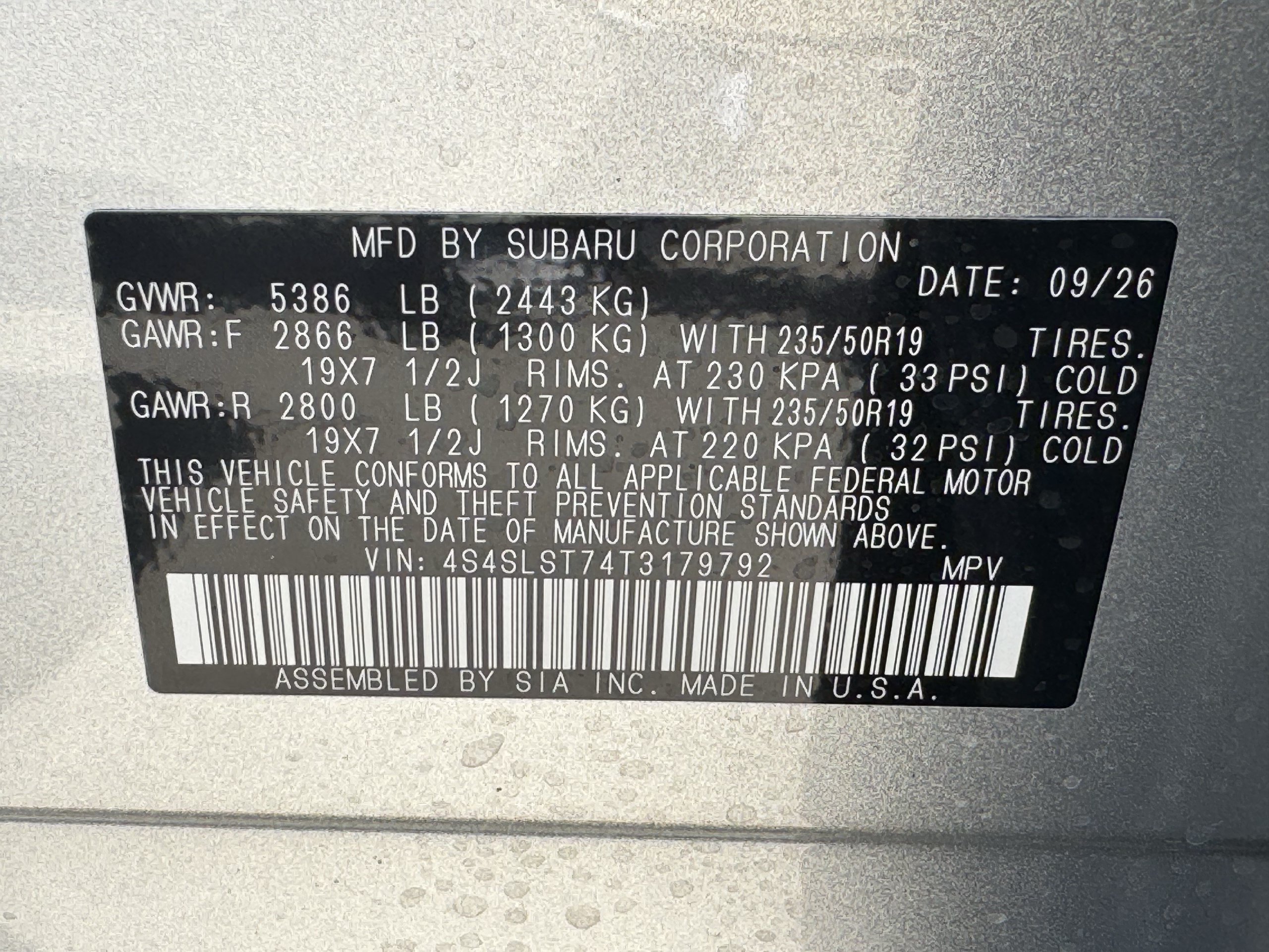 New 2026 Subaru Forester Touring AWD/4WD image 27