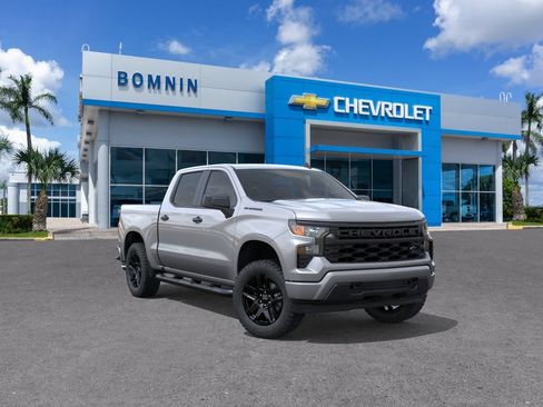 New 2026 Chevrolet Silverado 1500 Custom w/ Turbomax Blackout Package RWD image 2