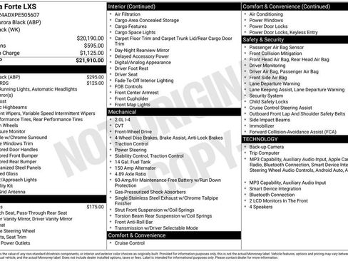 Used 2023 Kia Forte LXS FWD image 2