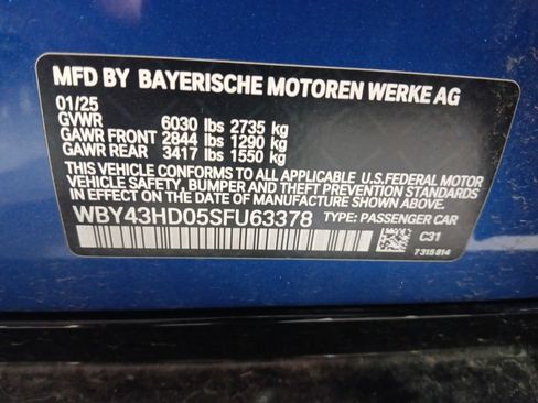 Used 2025 BMW i4 xDrive40i w/ M Sport Package AWD/4WD image 5