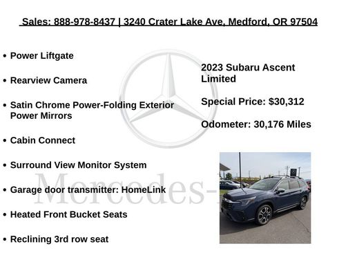 Used 2023 Subaru Ascent Limited w/ Technology Package AWD/4WD image 18