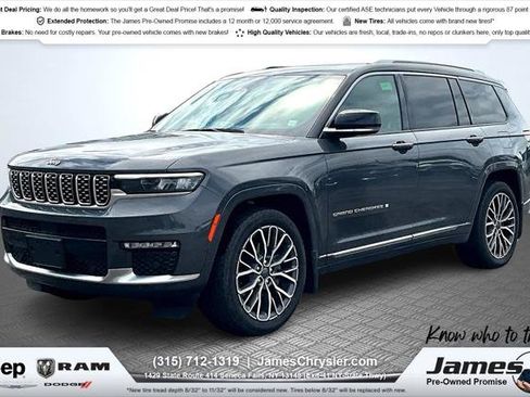 Certified 2022 Jeep Grand Cherokee L Summit AWD/4WD image 1