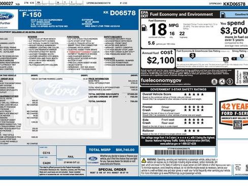 Used 2019 Ford F150 Lariat AWD/4WD image 3