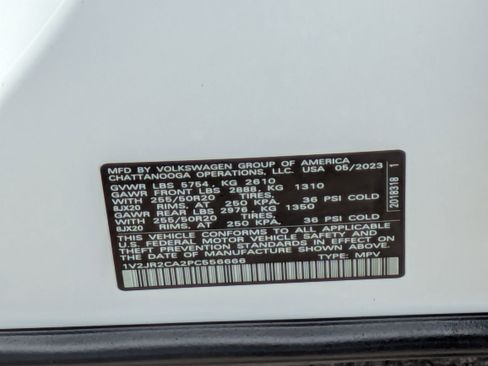 Used 2023 Volkswagen Atlas SE w/ Panoramic Sunroof Package FWD image 33