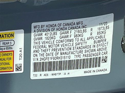 Used 2024 Honda Civic Touring image 33