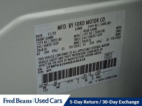 Certified 2022 Ford Edge ST-Line image 28