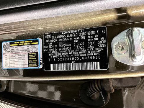 Used 2020 Kia Telluride EX w/ EX Premium Package FWD image 5