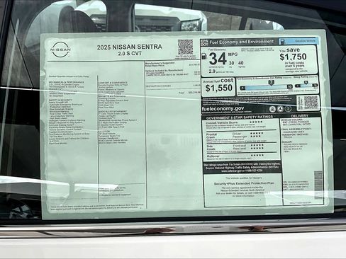 New 2025 Nissan Sentra S image 19