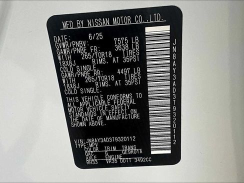 New 2026 Nissan Armada SV image 14