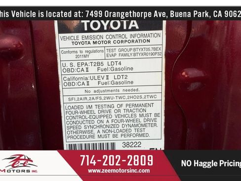 Used 2011 Toyota Sequoia Limited image 61