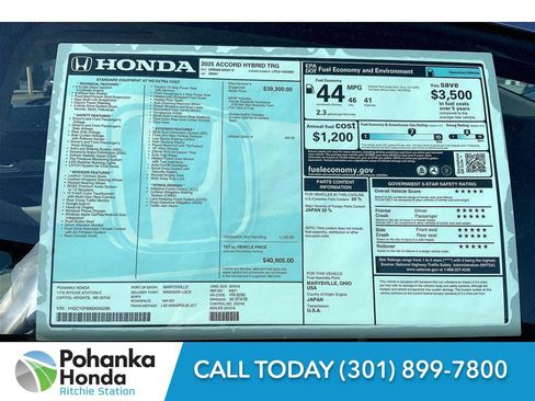 Used 2025 Honda Accord Touring image 22