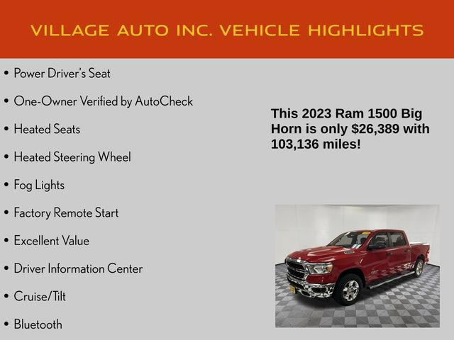 Used 2023 RAM 1500 Big Horn AWD/4WD image 14