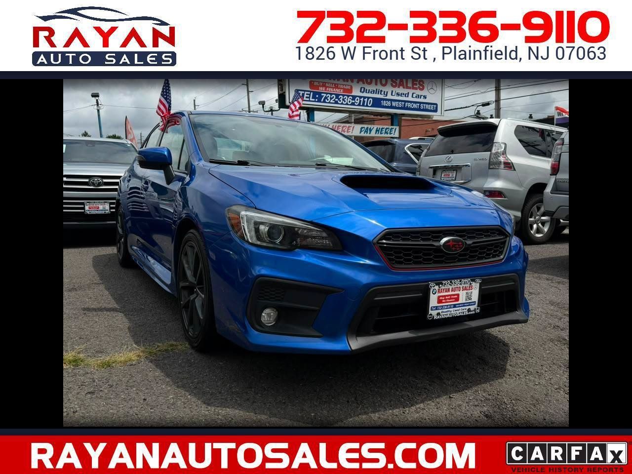 Used 2018 Subaru WRX Limited AWD/4WD image 1